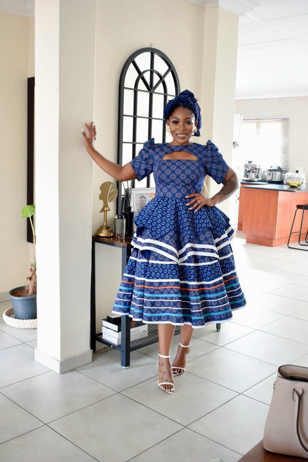 Peplum 3 step makoti dress Styles By Tumi Peplum 3 step makoti dress Styles By Tumi