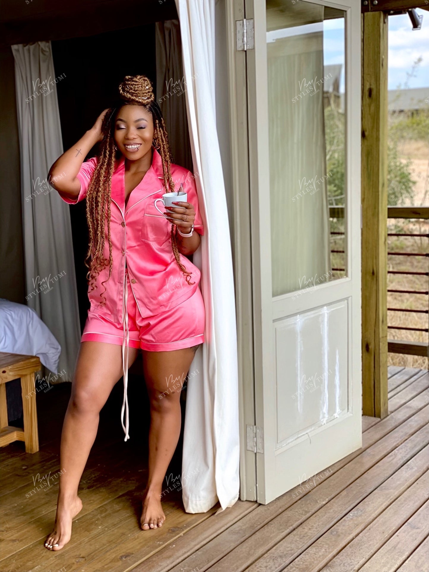 Peach\nude sleep shorts