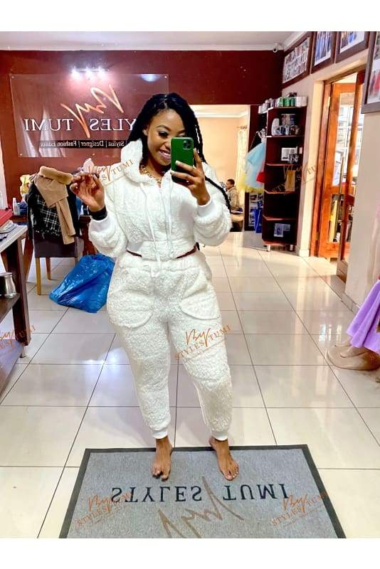 Faux Shepra fur tracksuit - Tracksuit