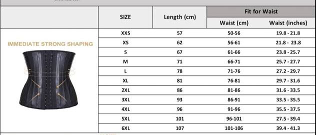 25 Steel Bone Latex Waist Trainer