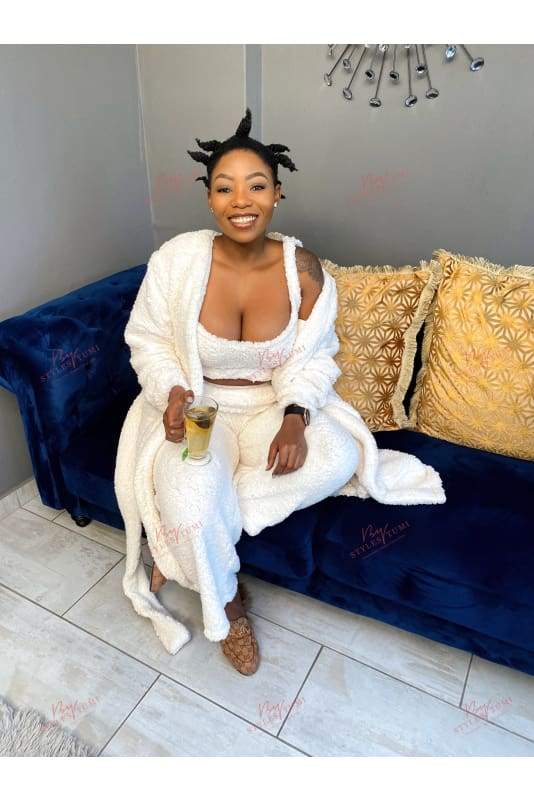 Long 3 piece sherpa fleece