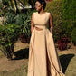Open tummy chic maxi dress