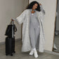 Winter grey/white kimono