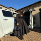 Black brocade number