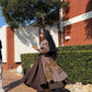 Sea shell shweshwe dress