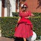 Shweshwe beaded peplum
