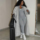 Winter grey/white kimono