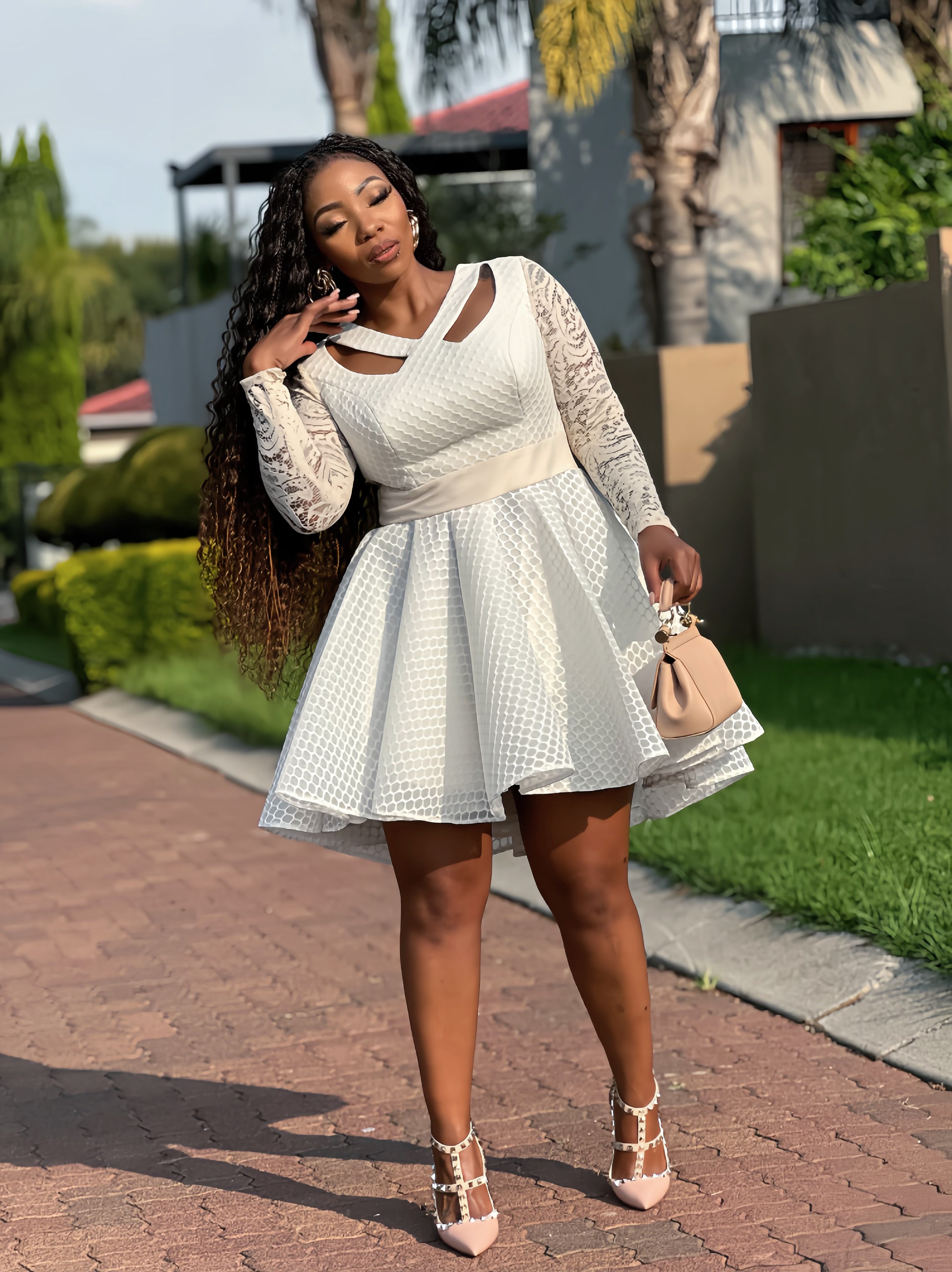 Honeycomb dress