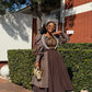 Sea shell shweshwe dress