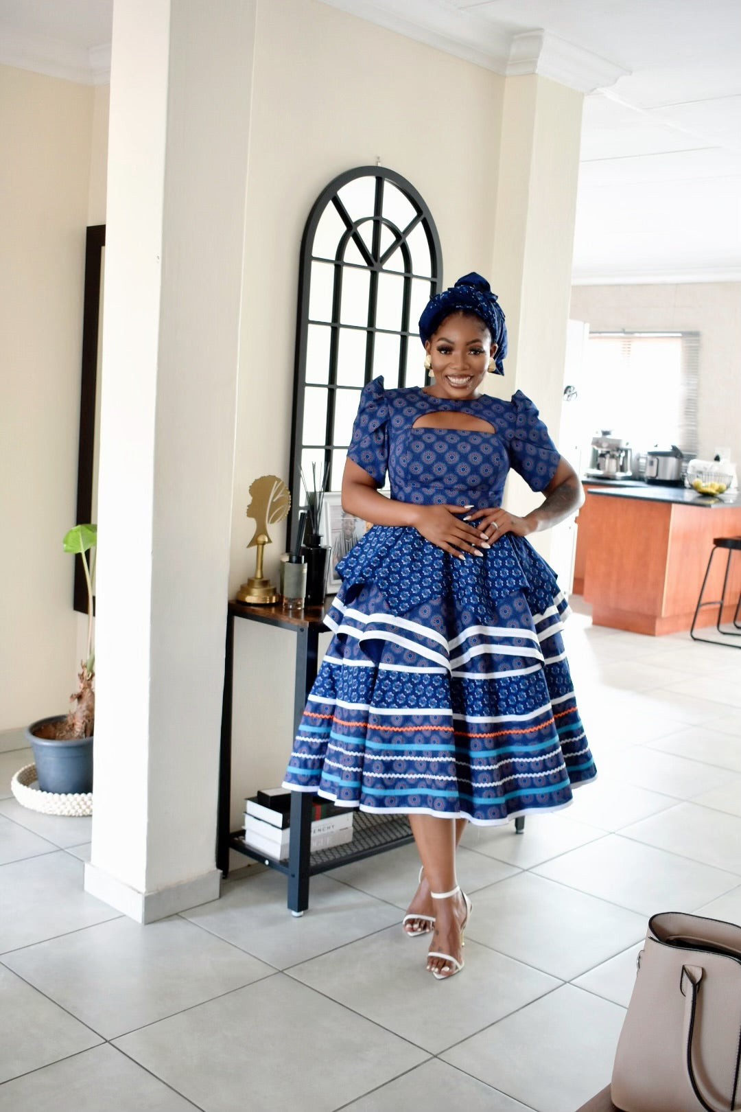 Peplum 3 step makoti dress Styles By Tumi Peplum 3 step makoti dress Styles By Tumi