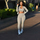 Corset-like yoga set