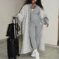 Winter grey/white kimono