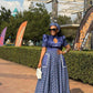 Satin tea drop shweshwe