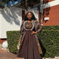 Sea shell shweshwe dress