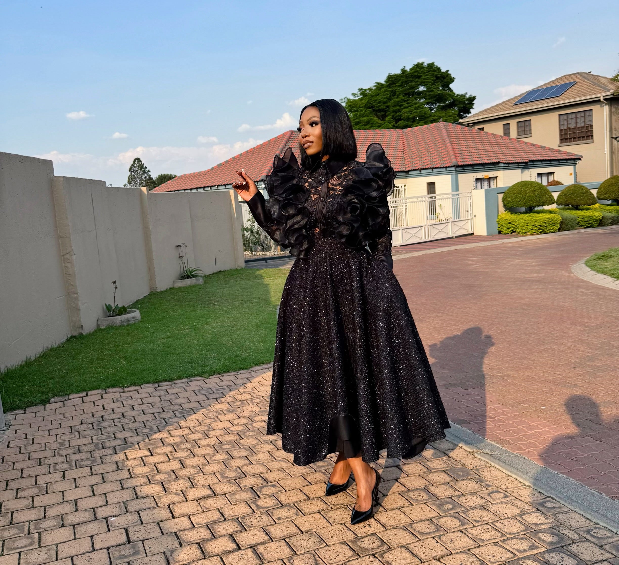 Fluffy blouse set – Styles By Tumi
