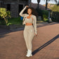 Corset-like yoga set