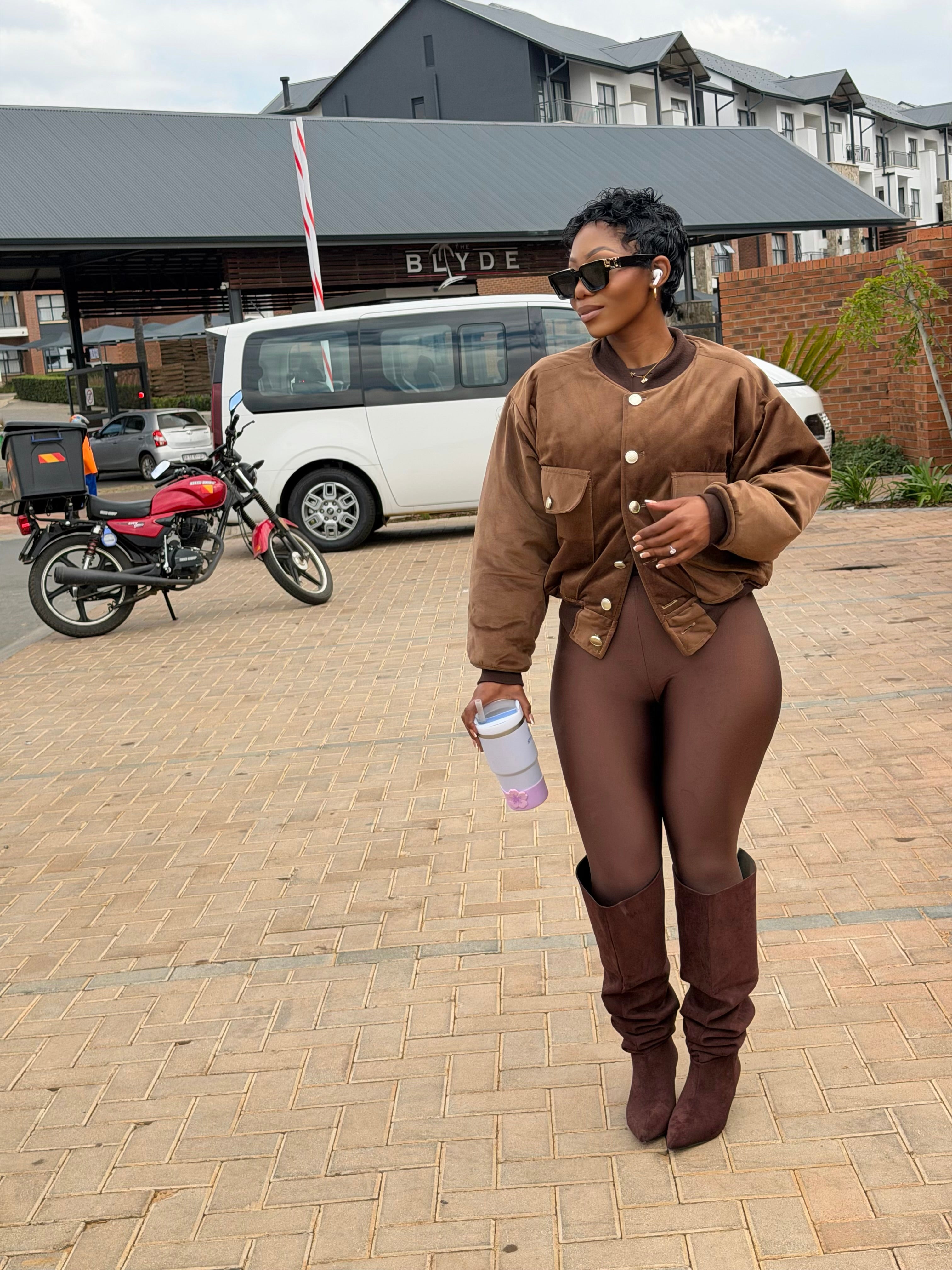 Velvety Bomber jacket