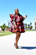 Tie dye 3 step dress