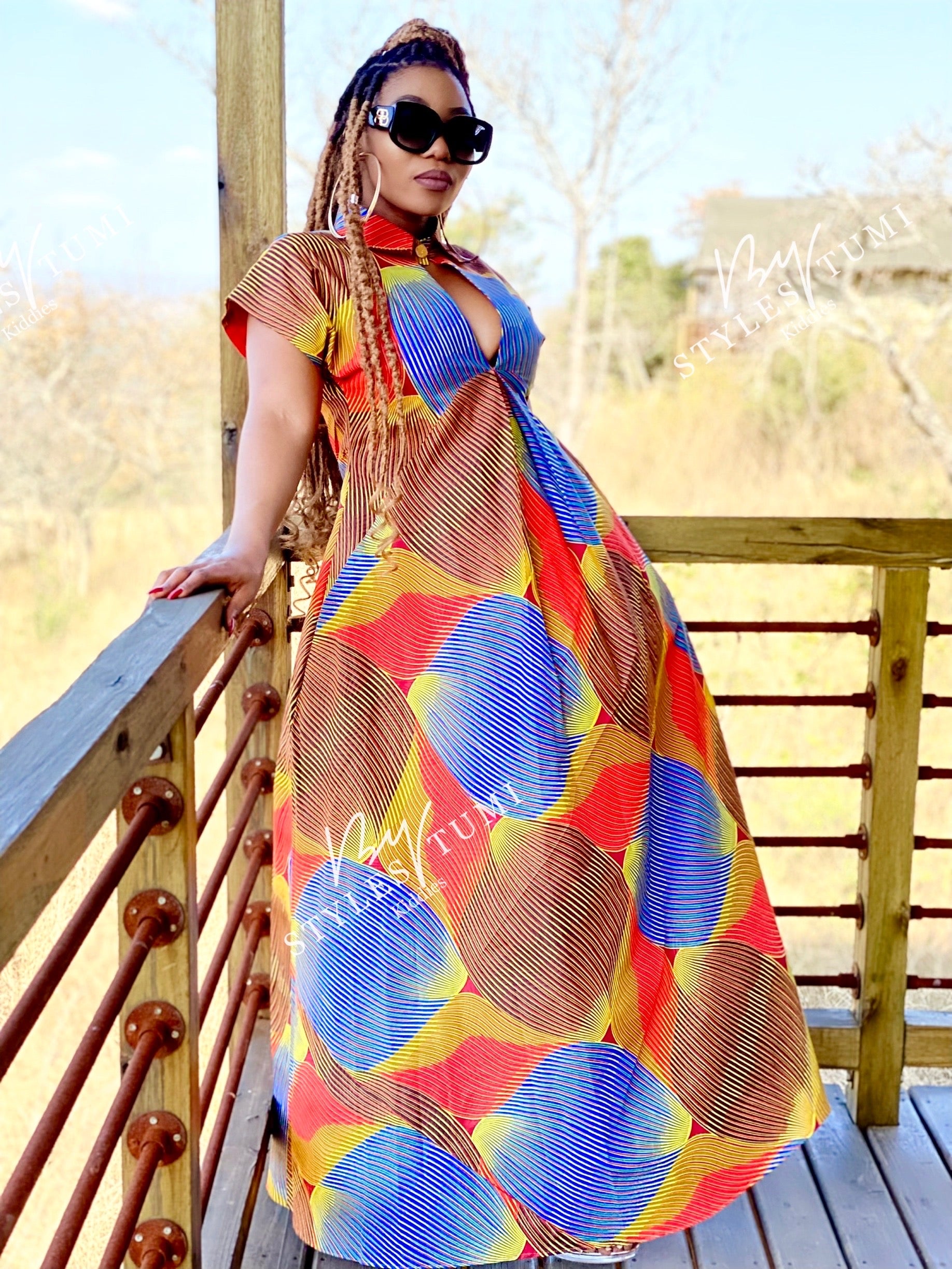 African print maxi shop dress new look