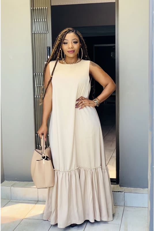A-Line maxi dress - Dress