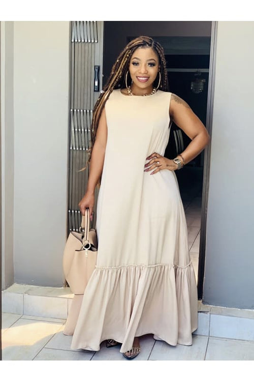 A-Line maxi dress - Dress