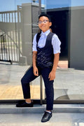 Boys - Double Waisted Strip Suit - Kiddies