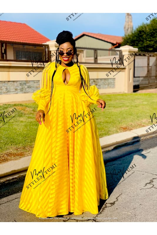 burn out organza maxi