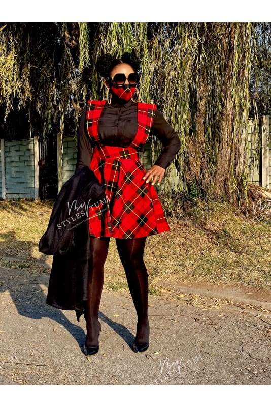 Dungaree mini dress Dungaree mini dress