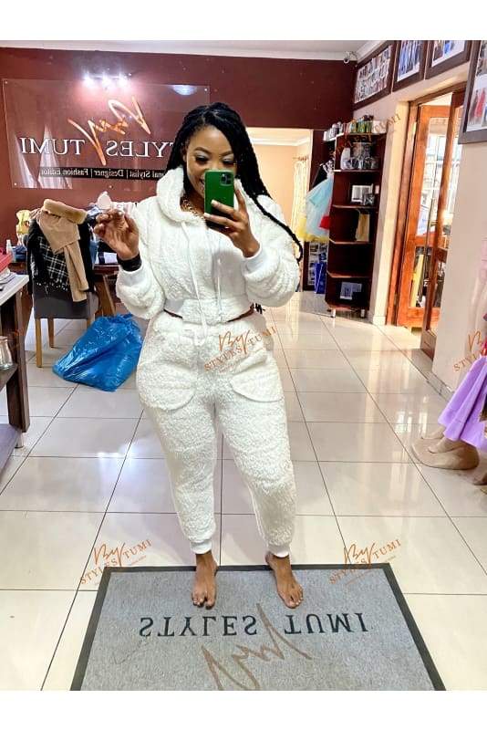Faux Shepra fur tracksuit - Tracksuit