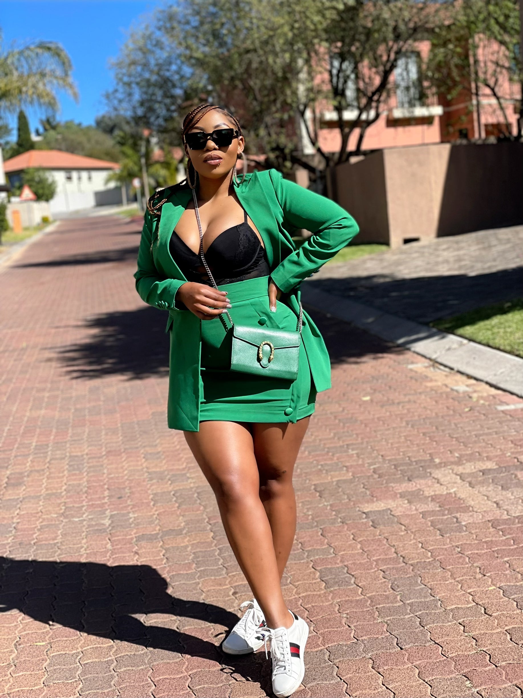 Sassy skirt suit