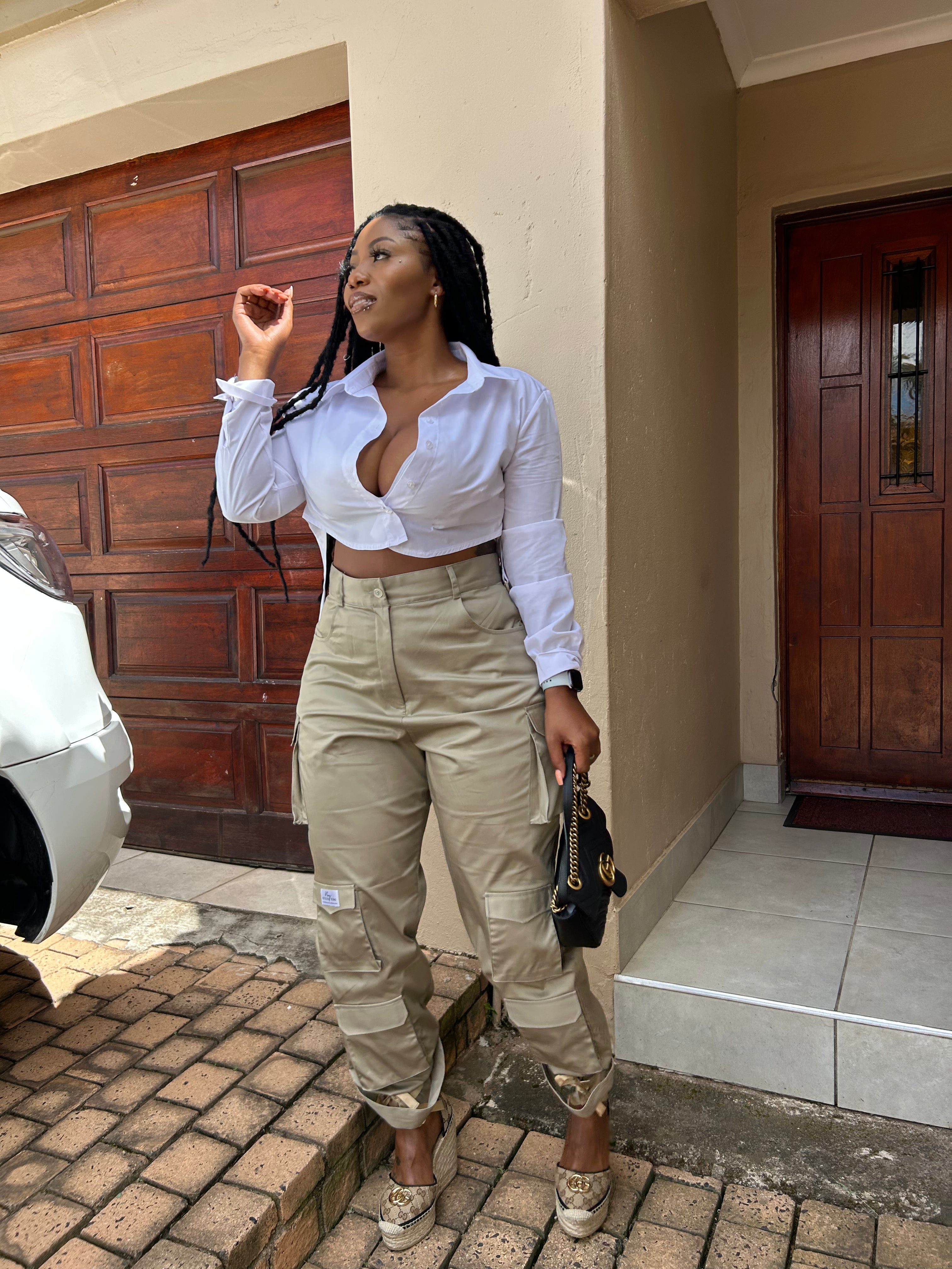 multi pockets cargo pants
