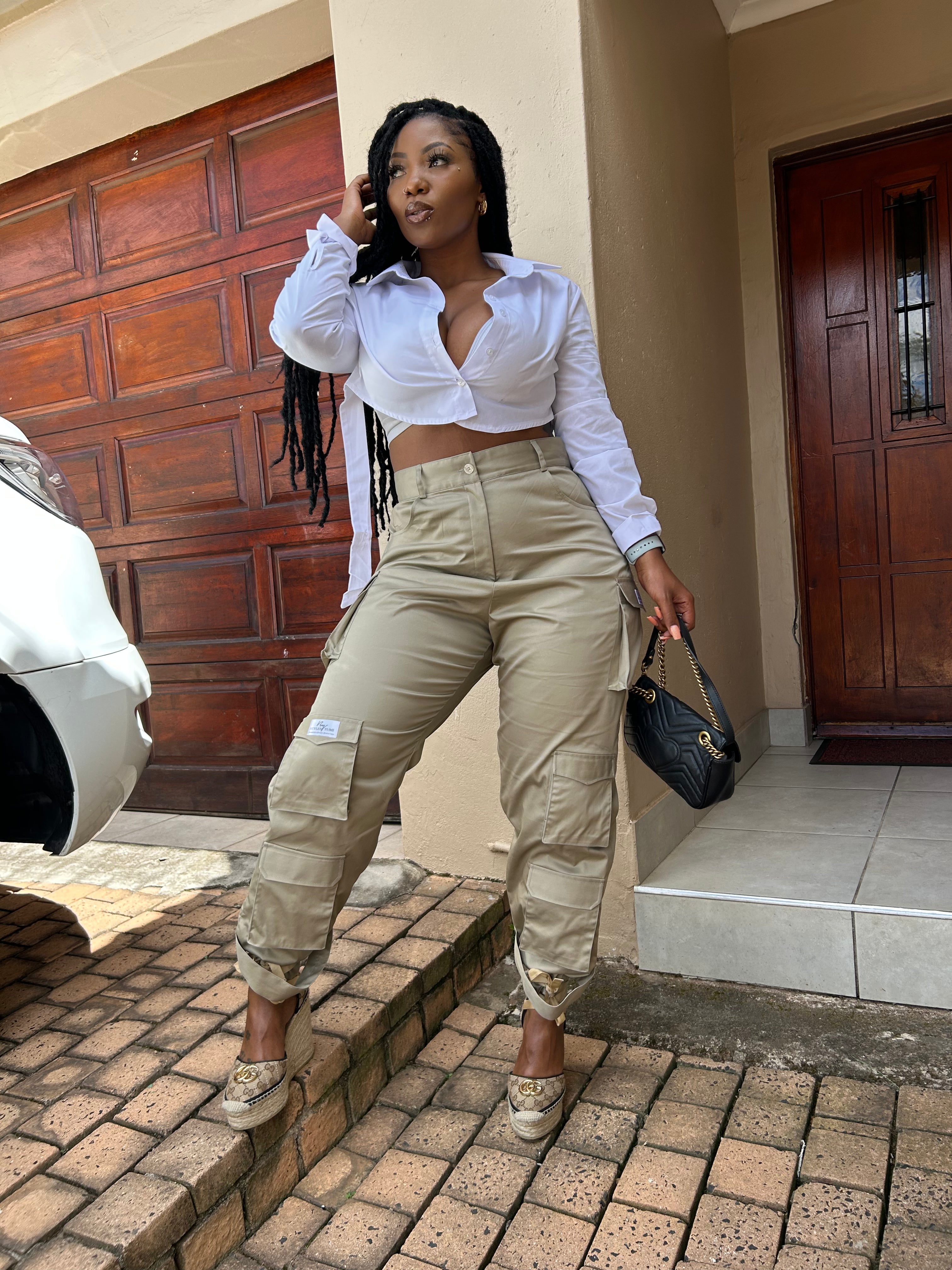 multi pockets cargo pants