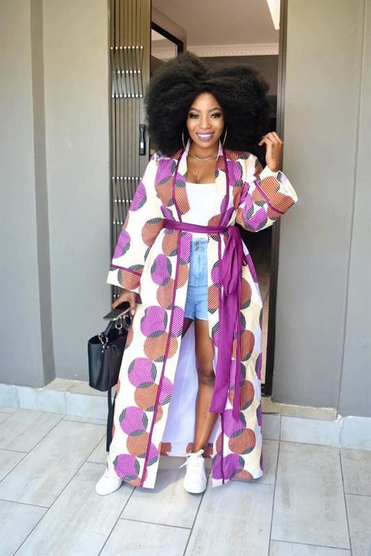 Kimono Top - African Prints - Accessory