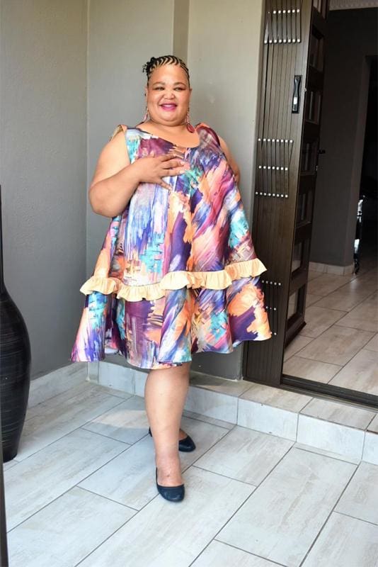 Multicolored Flare Dress