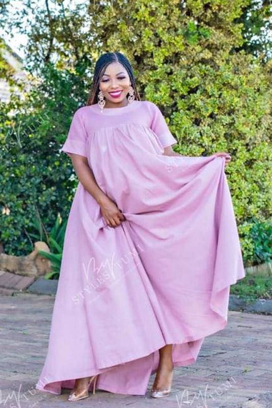 Oversized Dusty Maxi Dress
