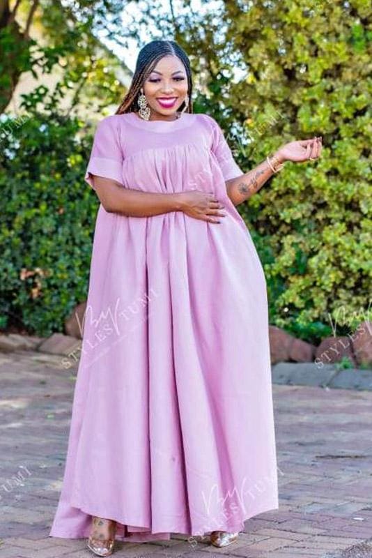 Oversized Dusty Maxi Dress