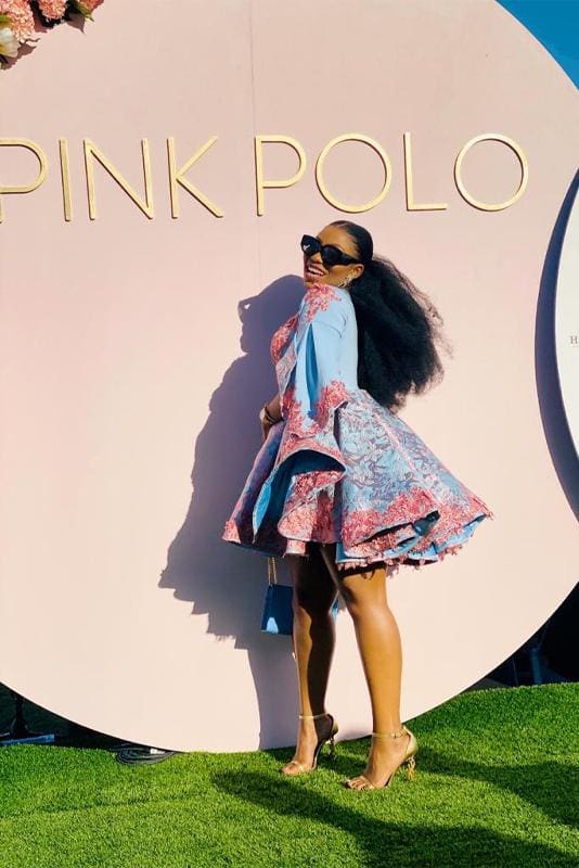 Pink Polo Dress