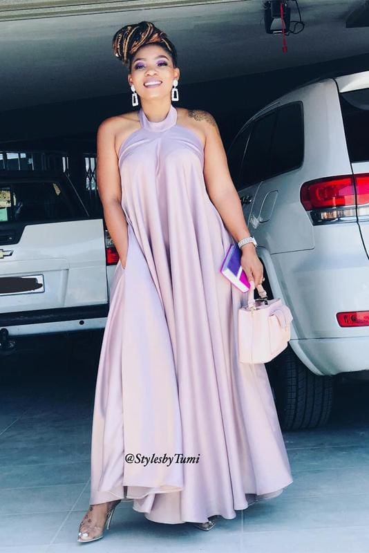 Satin Maxi Dress