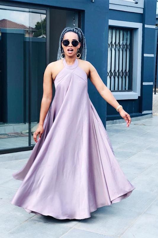 Satin Maxi Dress