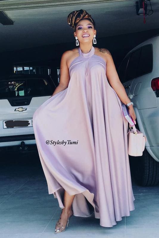 Satin Maxi Dress