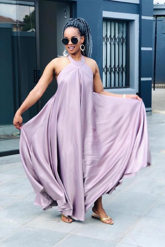 Satin Maxi Dress