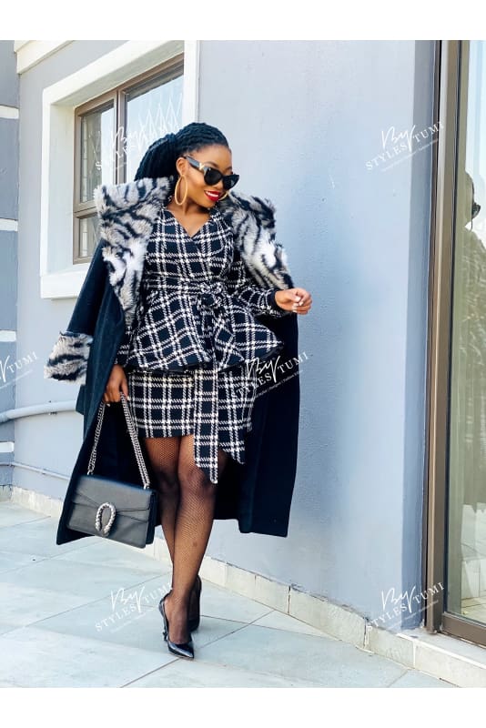 vintage melton faux fur coat - winter coats