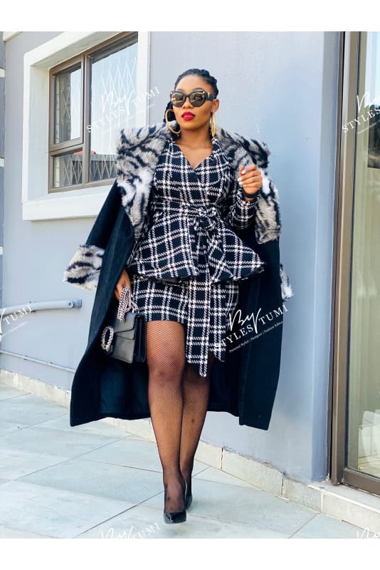 vintage melton faux fur coat - winter coats
